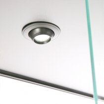 Glasmonter Showcase Tower Duo Svart med belysning