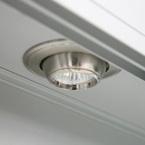 LED-belysning glasskåp vägg