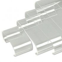 Rundade hyllor i akryl - 4 delar