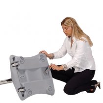 Trottoarpratare Wind Wheel A0 - Silver