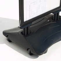 Trottoarpratare Wind Wheel A0 - Svart