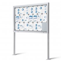 vädertåligt och låsbart skyltskåp