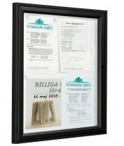 Anslagsskåp utomhus 4xA4 Djup 58mm