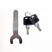 Monterskåp Silver med förvaring och LED-belysning