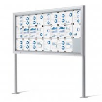 vädertåligt skyltskåp med 27xa4