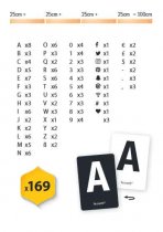 Bokstavshylla Svart Bets