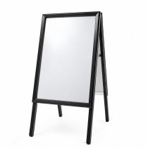 Gatupratare Alu 70x100 cm - Svart