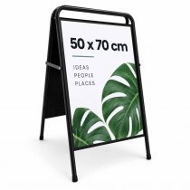 Gatupratare Easy sign 50x70 cm svart med affisch