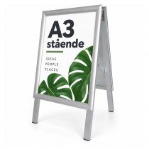 Mäklarskylt mini sign för A3 stående