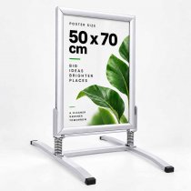 Gatupratare Wind sign med 50 x 70 affisch