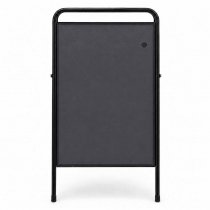 Svart gatuställ Easy 50x70 cm sett framifrån