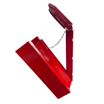 Hundlatrin Papperskorg Parken med tilt Parken röd