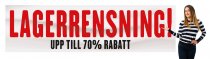 Vepa "LAGERRENSNING" banderoll med egen text