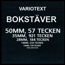 lösa bokstäver till bokstavstavla i filt