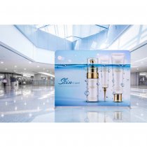 Miljöbild mässvägg Zipper Wall i köpcentrum