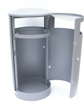 Papperskorg Classic Rostfri 70 Liter
