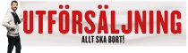 Vepa "UTFÖRSÄLJNING" plakat