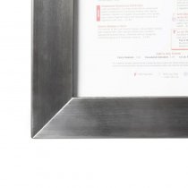 Informationstavla i rostfritt stål med LED belysning 4XA4