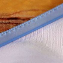 Banderoll med kedersöm 1x4 meter