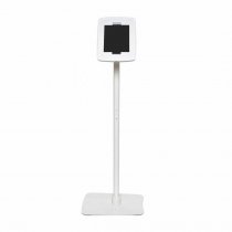 Låsbart & fristående golvstativ till Apple iPad 10,2" - Vit