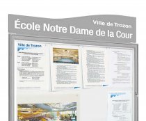 Toppskylt Wave bredd 98 cm