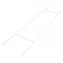 Trådställ 60 cm vitlackade för grafiska budskap på skivor