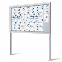 vädertåligt och låsbart skyltskåp