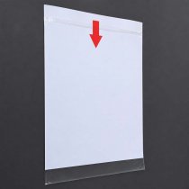 Vattentålig plastficka 50x70 för affischer utomhus