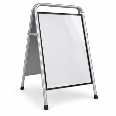 Gatuställ Easy sign 50x70 i silver RAL 9023