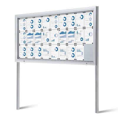 Stabila informationstavlor för utomhus