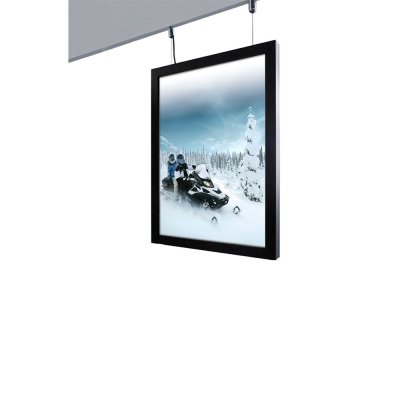 Ljuslåda dubbelsidig för affischer