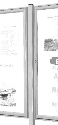 Mittenstolpe 60x40cm för markgjutning