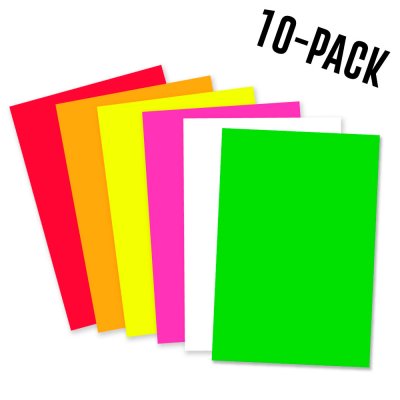 Skrivkartong 70x100 cm 10-pack i olika färger