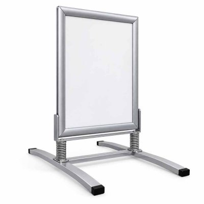 Trottoarpratare Wind Sign 70x100cm Silver