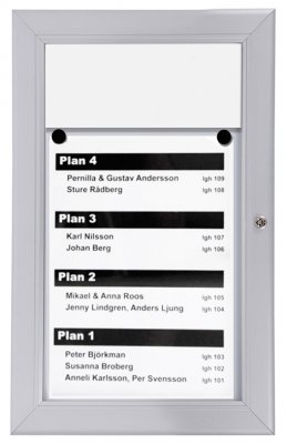 Våningsregister med rubrikplats 1xA4