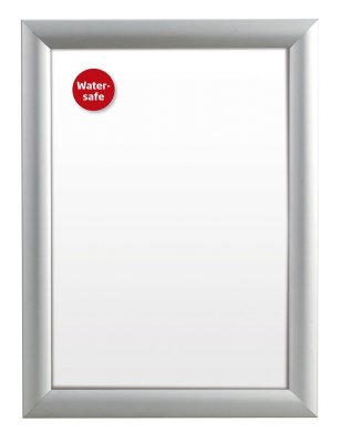 Vattentät snäppram / affischram i aluminium - A3